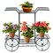 Gymax 6-Tier Garden Cart Stand Flower Rack Display Decor Flower Pot Plant Holder